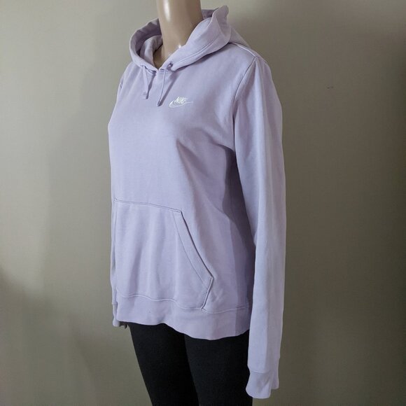 Nike light purple embroidered logo hoodie, size medium - Picture 2 of 7